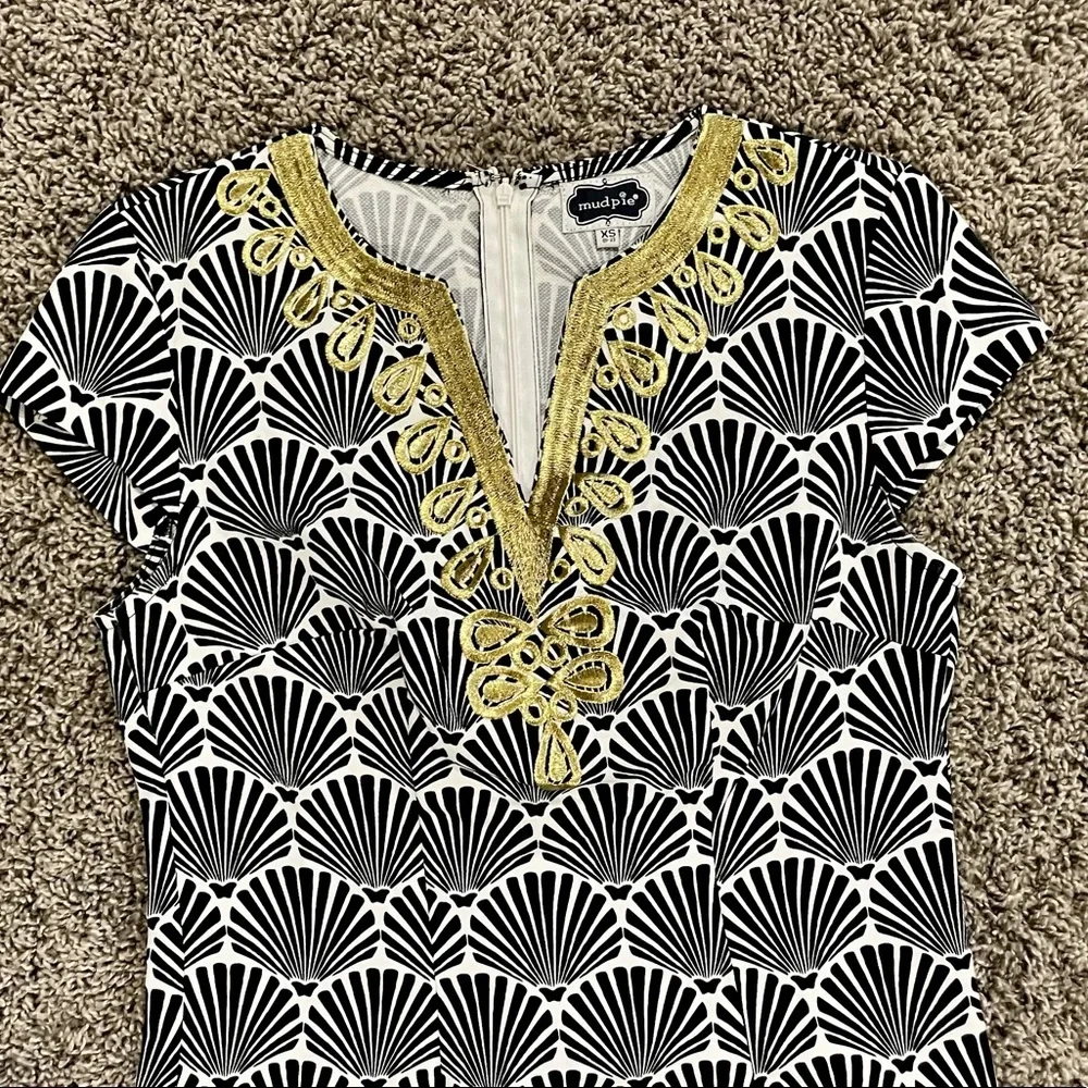 NWOT Mud Pie embroidered dress, size XS - Picture 2 of 8